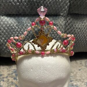 Disney Princess Sleeping Beauty Pink and Gold Tiara